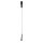 Lampe LED à suspendre noire 4000 K 120 cm de long réglable en hauteur