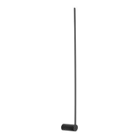 Applique murale LED noire 105 cm de haut Moderne 4000 K...