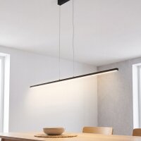 Lampe LED à suspendre noire métal 4000 K...