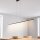 LED Hängelampe Schwarz Metall 4000 K 1700 lm B: 180 cm