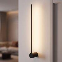 Applique LED noire aluminium 4000 K 390 lm indirecte