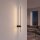Applique LED noire 4000 K indirecte 80 cm de haut Métal