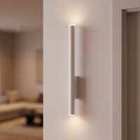 Wandlampe Hellgrau Up Down GU10 R35 Metall Modern ROJA