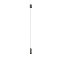 H&auml;ngeleuchte verstellbar GU10 R35 &Oslash; 4 cm Grau Metall Modern