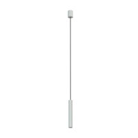 H&auml;ngelampe Metall Hellgrau GU10 R35 &Oslash; 4 cm schmal