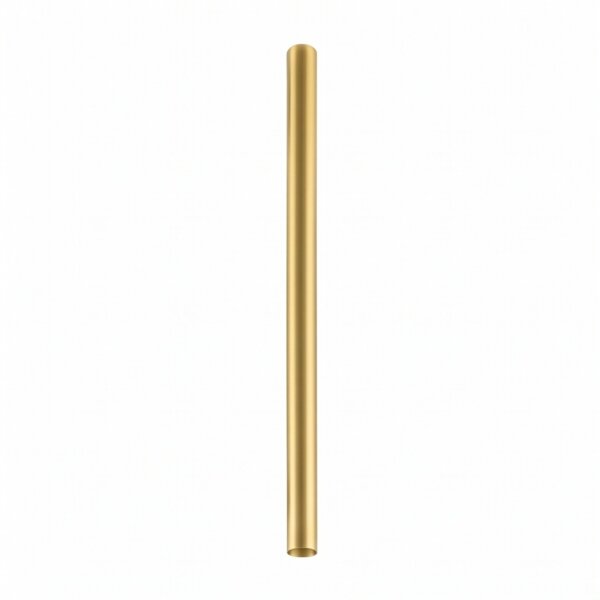 Deckenspot GU10 R35 Messing H: 75 cm 4 cm schmal