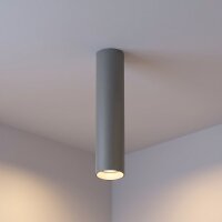 Deckenspot Metall schmal &Oslash; 4 cm H: 18,4 cm GU10...