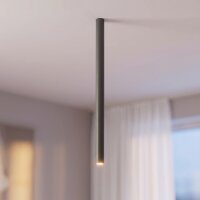 Deckenspot Grau GU10 R35 &Oslash; 4 cm H: 75 cm Aluminium...