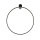 LED Wandlampe Schwarz 3000 K Ring Ø 45 cm Modern