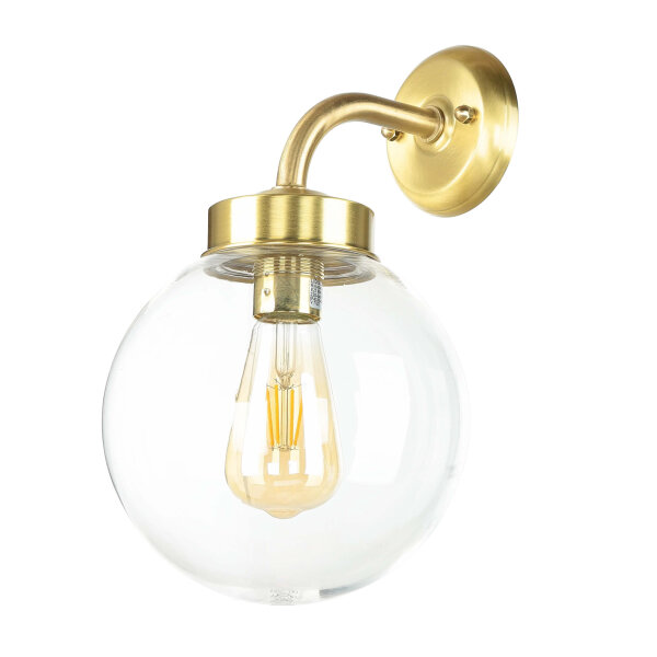 Lampe dextérieur laiton Abat-jour sphérique E27 mur maison jardin