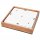 Deckenleuchte eckig B: 48 cm Holz Metall für 4x E27