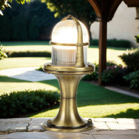 Lampe de chemin petite 25 cm IP64 E27 laiton...