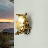 Lampe dextérieur hublot G9 Ø 14 cm laiton...
