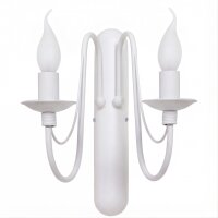 Wandleuchte Weiß Rustikal Lampe Wohnzimmer Flur