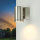 Außenleuchte Wand Echt-Messing H: 10 cm Downlight
