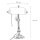 Bankerlampe Glas Messing massiv 47 cm