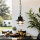 Lampe dextérieur IP44 E27 noir verre inox Maritim