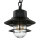 Lampe dextérieur IP44 E27 noir verre inox Maritim