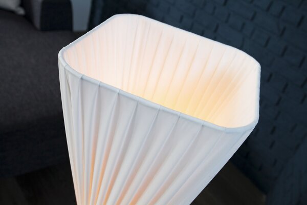 Lampe sur pied extravagante Retro 120cm blanche