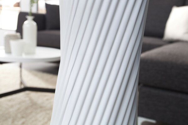 Lampe sur pied extravagante Retro 120cm blanche