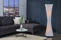 Lampe sur pied extravagante Retro 120cm blanche