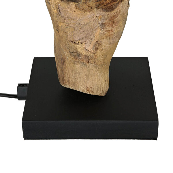 Tischleuchte Modern kunstvoll 45cm Tischlampe Natur