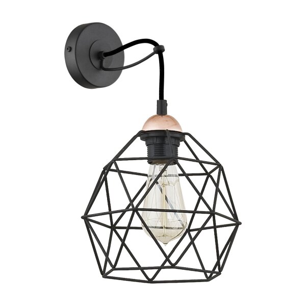 Wandleuchte GALAXY Schwarz Metall Modern Design