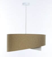 Lampe à suspendre Beige Crème 45 cm E27...