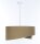 Suspension tissu rond Ø 60 cm Beige Boho ajustable