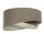 Hängelampe Stoff E27 D: 60 cm rund Braun Stoff Modern INGRAM