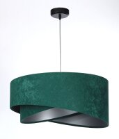 Lampe à suspendre Vert Argent E27 ronde Ø...