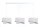 Suspension tissu 3 flammes blanc or E27 aspect velours