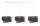 Pendelleuchte Stoff Velours Optik Modern 3-flammig E27