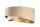 Lampe à suspendre Tissu Beige Or E27 rond D : 50 cm Aspect velours