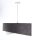 Pendelleuchte Stoff Dunkelgrau Gold E27 rund Ø 50 cm