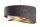 Pendelleuchte Stoff Dunkelgrau Gold E27 rund Ø 50 cm
