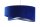 Lampe à suspendre tissu bleu cobalt argent E27 rond D : 50 cm
