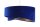 Pendelleuchte E27 rund Ø 50 cm Blau Gold Stoff Velours Optik