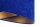 Pendelleuchte E27 rund Ø 50 cm Blau Gold Stoff Velours Optik