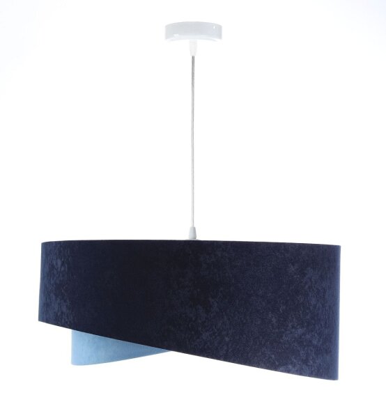 Suspension Tissu rond Ø 50 cm Aspect velours Moderne MARLON