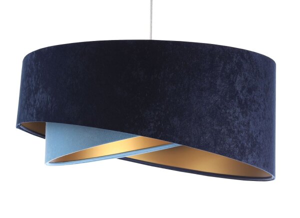Suspension Tissu rond Ø 50 cm Aspect velours Moderne MARLON