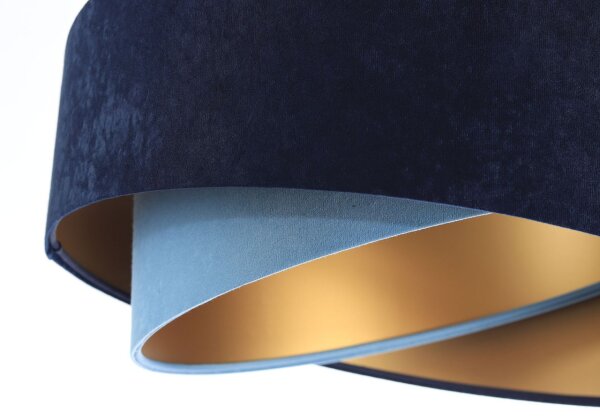 Suspension Tissu rond Ø 50 cm Aspect velours Moderne MARLON
