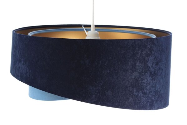 Suspension Tissu rond Ø 50 cm Aspect velours Moderne MARLON