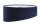 Hängelampe Weiß Blau E27 rund Ø 50 cm Stoff Velours Optik