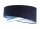 Hängeleuchte Blau E27 rund D: 50 cm Velours Optik Stoff
