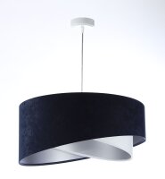Lampe &agrave; suspendre tissu abat-jour &Oslash; 50 cm...