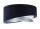 Lampe à suspendre tissu abat-jour Ø 50 cm E27 en bleu blanc argenté