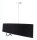 Suspension Noir Blanc Rond D : 50 cm E27 Motif Rétro