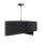 Suspension ronde Ø 50 cm Tissu aspect velours Tropical E27