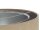 Pendelleuchte Stoff Ø 50 cm rund Velours Optik Beige Creme